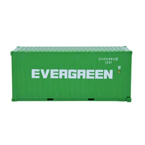 1:50 EVERGREEN 20GP Metal Shipping Container Model Toy Home Office Decor Gift - Picture 1 of 10