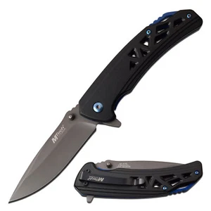 MTech USA MT-A1143BL Folding Knife 3.5" Blade Lock Blade Spring Assist Clip NEW - Picture 1 of 1