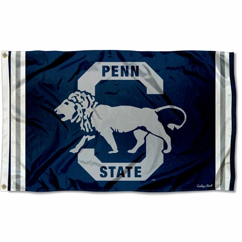 Penn State Nittany Lions Vintage Retro Throwback Large Outdoor Flag Cover