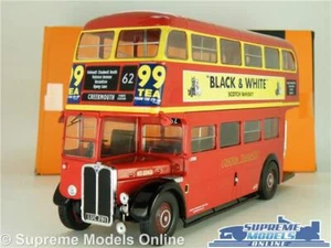 AEC REGENT RT III MODEL BUS LONDON TRANSPORT RED 1:43 IXO BUS026LQ CHADWELL K8 - Picture 1 of 8