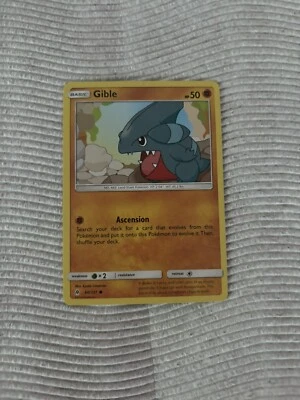 Pokémon TCG Gible Forbidden Light 60/131 Regular Common - Image 1 of 2