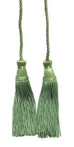 Vorhang Raffhalter, Stil # CDCT, Farbe # 2932 - weiß gold grün [einzeln erhältlich] - Bild 1 von 1