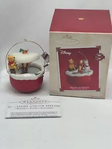 2002 sello patinaje en círculos Winnie the Pooh adorno no probado como está - Imagen 1 de 10