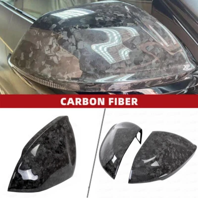 Cubierta de espejos laterales de fibra de carbono seca forjada estilo M para Lamborghini Urus 2018-19 Foto 1 de 4