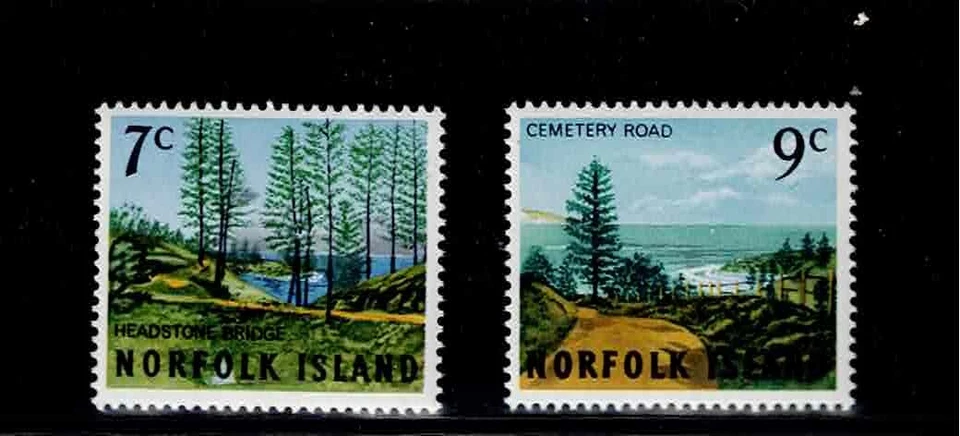 Norfolk Island Scott #88-89, Singles 1966 Complete Set FVF MNH - Image 1 of 1