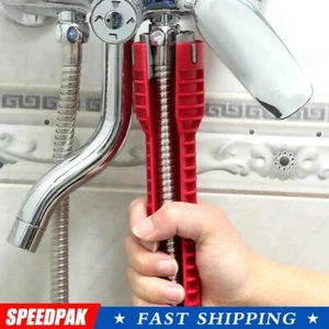 Faucet &Sink Installer Multi tool Pipe Wrench For Plumbers L5O6 - Picture 1 of 22