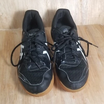 Women’s ASICS 1072A034 GEL-Rocket 9 Volleyball Shoes Black White Size 7 - Image 1 of 4