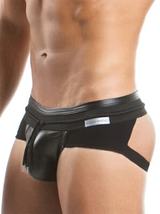 Tg. M Modus Vivendi 08512 Military Jockstrap sexy sospensorio Nero militare Uomo - Foto 1 di 6