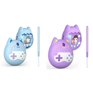 Silicone Protective Case Shockproof with Hand Strap for Tamagotchi Pix (Blue) - Bild 1 von 12