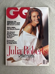 GQ MAGAZINE FEBRUARY 1991 JULIA ROBERTS VINTAGE MEN'S FASHION NO LABEL RARE HTF - Bild 1 von 23