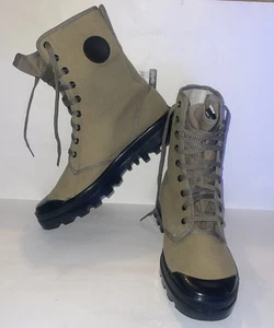BOTAS MIL-TEC PARA HOMBRE TALLA 8 ESTILO FRANCÉS JUNGLE COMBAT COMMANDO 8” CAÑA VERDE OLIVA - Imagen 1 de 14
