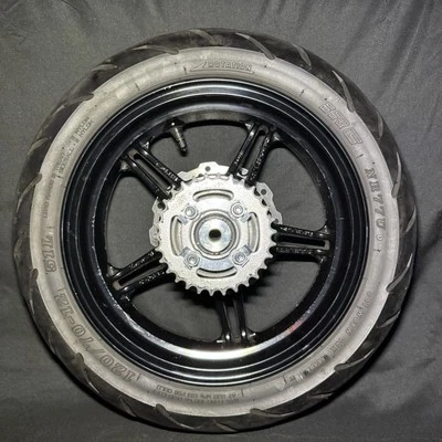 Rotor transportador cubo roda dentada aro roda traseira fabricante de equipamento original Kawasaki Z125 Pro BR125 2017-2025 - Imagem 1 de 4