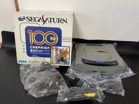 Sega Saturn Gray Console Virtua Fighter Bundle Tested Working Japan