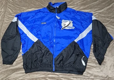 Chaqueta Para Hombres Columbia Tampa Bay Lighting Cremallera Completa XL Hockey NHL Foto 1 de 4