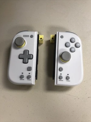 B6 Hori NSW-373U Split Pad Compact for Nintendo Switch - Light Gray/Yellow - Image 1 of 2