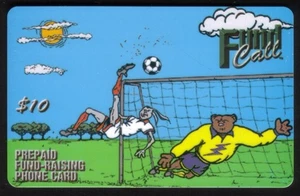 $10.00 FundCall - Tarjeta telefónica de jugadores de fútbol de dibujos animados (futbol) - Imagen 1 de 1