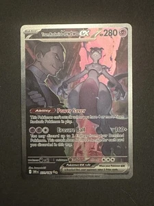 Team Rocket's Mewtwo ex 231/182 Sv10: Destined Rivals SIR Holo - Picture 1 of 11