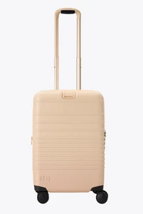 Beis The Carry On Roller Luggage Hard Shell Rolling Suitcase in Beige NEW - Picture 1 of 11