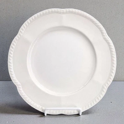 Platos de cena Johnson Brothers Old English blanco festoneado borde cuerda 10" muchos Foto 1 de 4