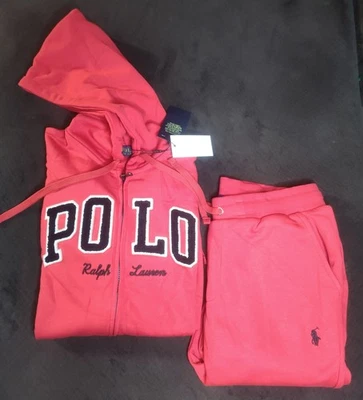 Adult Red Polo Ralph Lauren Sweat Suit (Medium) - Image 1 of 4