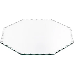 Espejo de vidrio festoneado biselado plymor 8" octágono, 3 mm de grosor - Imagen 1 de 1