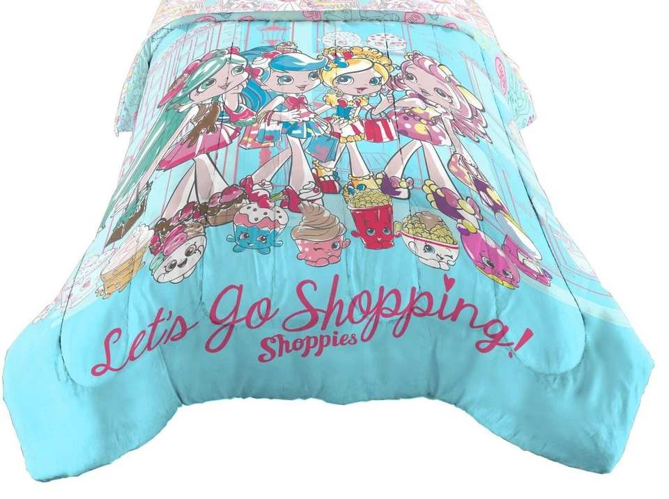 Shopkins shoppies Twin/Full Comforter for Kids - 72" x 86" - Image 1 of 1