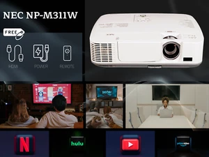 3LCD Projecteur pour Bureaux, Salles de Classe, et Beyond 3100 Lumens Full WXGA - Photo 1/11
