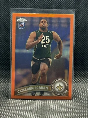 2011 Topps Chrome Cameron Jordan Orange Refractor Rookie Card #39 - Image 1 of 2
