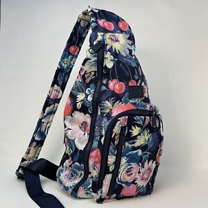 Vera Bradley Versatile Sling Backpack Crossbody Chest Bag Purse Garden Picnic