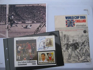 WM 1966 ARTIKEL ORIGINAL INFOBLATT & TORWART HANS TILKOWSKI 2 ARTIKEL - Bild 1 von 7