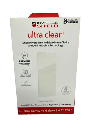 Zagg Escudo Invisible Ultra Transparente+ -Samsung Galaxy S 6.2” 2020 NUEVO Foto 1 de 3