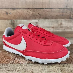 Nike Waffle Racer Men's Size 9 Red Canva Top Low Sneakers Casual 2016 898041-600 - Picture 1 of 10