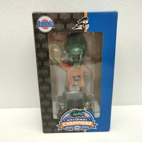 RARE FLORIDA GATORS BOBBLEHEAD Football 2006 National Champions Mascot NOS Cover