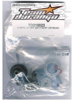 RC Team Durango TD210023 Differential Set Complete Front / Rear DEX408 DNX408 v2 - Image 1 of 2