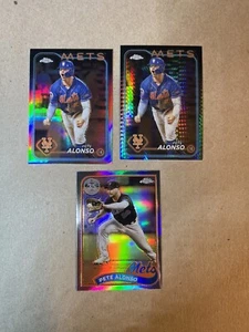 Pete Alonso 3 2024 Topps Chrome - Prizm - Refractor - 89 Throwback - Picture 1 of 6