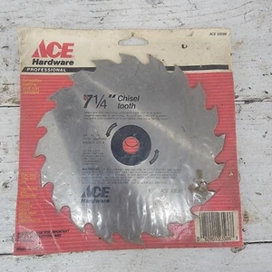 ACE 23566 CIRCULAR BLADE 7-1/4" STEEL 20 TOOTH SAW BLADE (New Damaged Packaging) - Picture 1 of 2