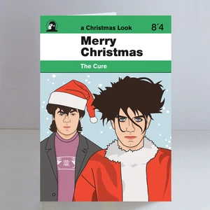 The Cure Ltd Edition A5 Christmas Card Robert Smith Goth Post Punk - Picture 1 of 1