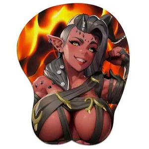 Karlach Oppai Mousepad - 3D Mouse Pad - Gaming Gift - Bild 1 von 2