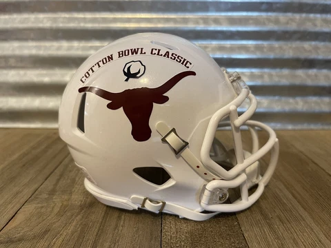 Custom Texas Longhorns (1982 Cotton Bowl vs Alabama) Speed Mini Helmet Cover