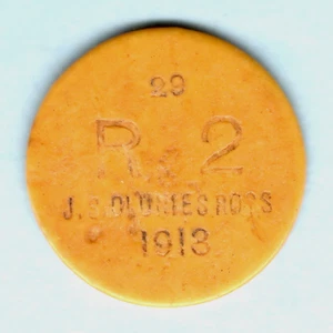 Cocos Keeling Islands. 1913 2 Rupees.. Fine - Picture 1 of 2