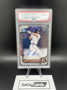 Jace Jung 2022 Bowman Chrome 1st Auto RC PSA 9 ! - Bild 1 von 2