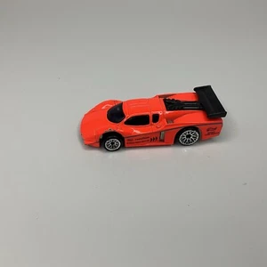 1988 Mattel Hot Wheels Lamborghini Orange 1:64 Great Paint Vintage - Picture 1 of 4