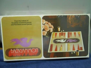 Vintage 1975 Selchow and Righter Backgammon Board Game No. 85 SEALED - Picture 1 of 3