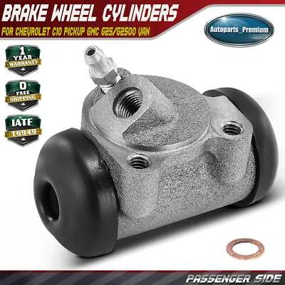 Cilindro de rueda de freno de tambor lateral del pasajero para camioneta Chevy C10 GMC G25/G2500 Foto 1 de 4