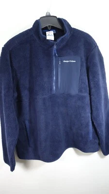 with tags Nwt Vineyard Vines Mens Navy Blue Sherpa 14th Pullover Sweater G1N - Image 1 of 4