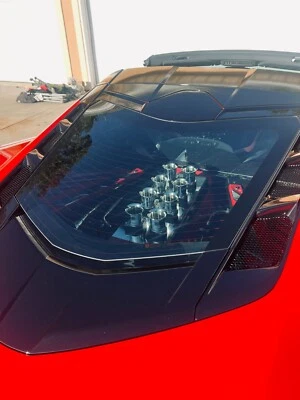 Engine Cover with STACKS 2020-2025 Chevrolet C8 Corvette 6.2L, Stand Out! - Image 1 of 4