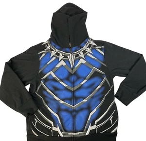 Marvel Black Panther Zip Up Hoodie Kids Medium - Picture 1 of 8