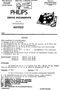 Service Manual-Anleitung für Philips AG 1000  - Picture 1 of 1