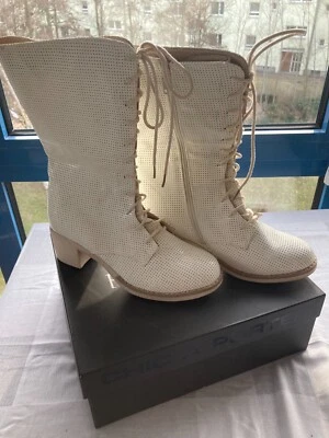 % WANNA MODA ESPANOLA_Damen Schuhe_Sommerstiefel m. Schnürung_Gr. 39_ % - Bild 1 von 4