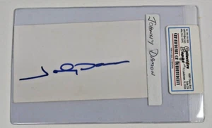 johnny damon firmato a mano taglio automatico firma COA - Foto 1 di 2